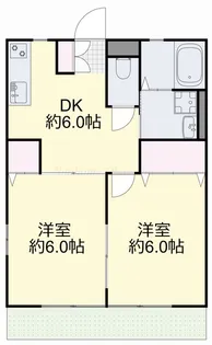 メゾネットFukudaI【1階】の間取り