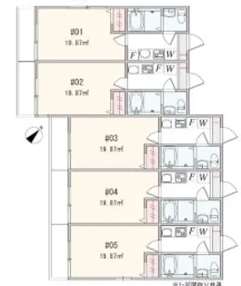 神奈川県相模原市中央区共和4【アパート】の間取り