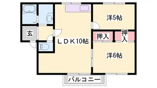 メールメゾン【2階】の間取り