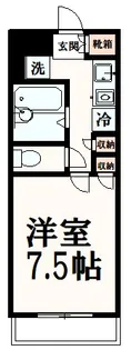 新屋ビル【4階】の間取り