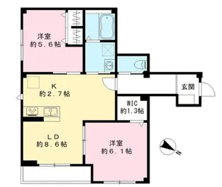 東京都品川区豊町4【マンション】の間取り