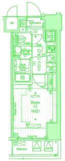 リライア吉野町3【11階】の間取り