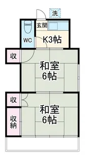 丸誠苑【2階】の間取り