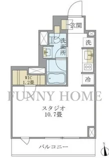 東京都目黒区鷹番3【マンション】の間取り