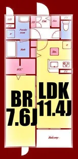 T annex【2階】の間取り