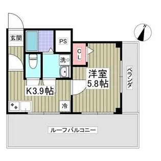 ITOハイツ【2階】の間取り