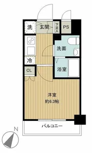 東京都中央区日本橋蛎殻町1【マンション】の間取り