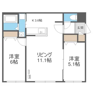 ASK・palaceIII【1階】の間取り