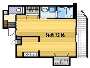 西部ハイツ平和公園【2階】の間取り