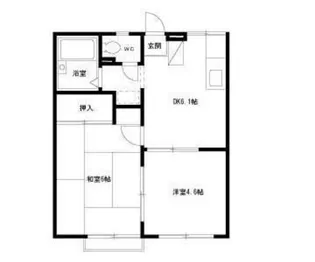 神奈川県相模原市中央区宮下本町3【アパート】の間取り