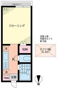 クリアTK【3階】の間取り