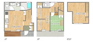 東京都江戸川区中葛西8【一戸建】の間取り