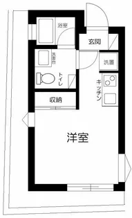 ハーモニーグラシア三軒茶屋【1階】の間取り