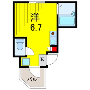 東京都足立区中川1【アパート】の間取り