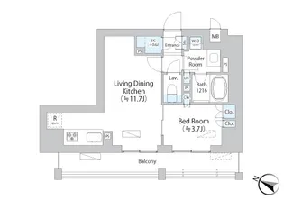 東京都杉並区阿佐谷北1【マンション】の間取り