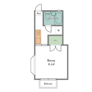 ドゥエルホワイト【1階】の間取り