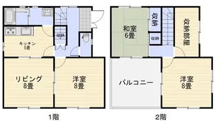 広島県広島市安佐北区安佐町大字飯室【一戸建】の間取り