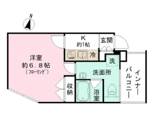 東京都大田区雪谷大塚町【マンション】の間取り