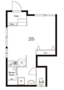 カーサKOMONE【1階】の間取り