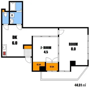 西興ビル【2階】の間取り
