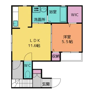 ルミエール【2階】の間取り