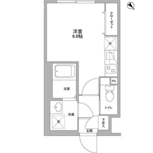 NTPRレジデンス武蔵小山WEST【2階】の間取り