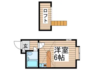 ベルピア常盤平11-4【1階】の間取り