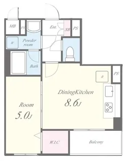 コスモス江古田【3階】の間取り