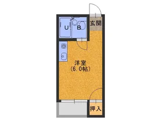 TMレジデンス朝日町【1階】の間取り