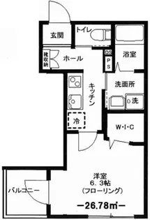 メゾンブラッシュ代々木上原【2階】の間取り