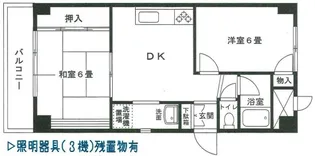 東京都江東区富岡2【マンション】の間取り