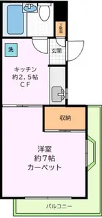 アーバンコート目黒【1階】の間取り