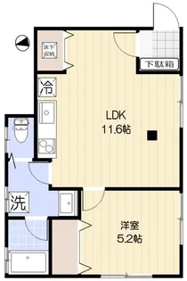 La Pierre(ラ ピエール)【1階】の間取り