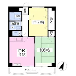 シルフいしかわ【6階】の間取り