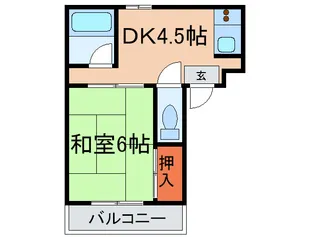 MFハイツ熊内【3階】の間取り