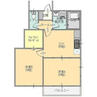 サンシャインイースト【1階】の間取り
