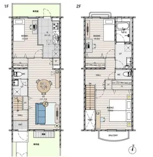 かやのき団地2号棟の間取り