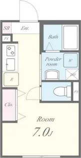 コルビジェIV【1階】の間取り