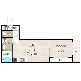 Tio Ruhe【3階】の間取り