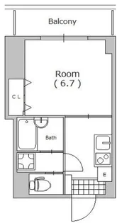 桜【7階】の間取り