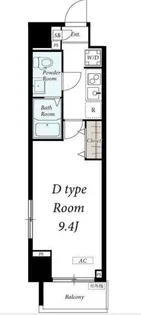 リブリ・東上野【5階】の間取り