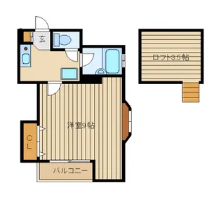 メープルイズミ【3階】の間取り