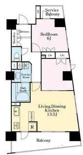 ランドステージ東十条【3階】の間取り