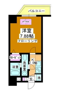 アルファコート蕨【6階】の間取り