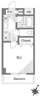 マノアコート【4階】の間取り
