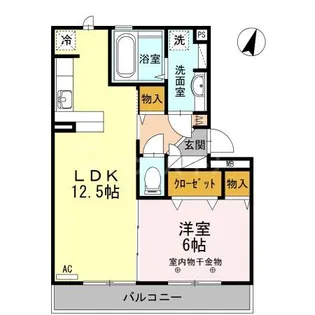 ロイヤルティアラV【3階】の間取り