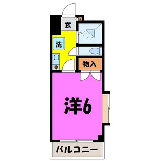 ラフェスタ熊谷【3階】の間取り