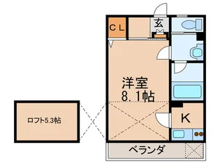 ニュ-エレガント東山【2階】の間取り