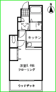 ティンクハウスA棟【1階】の間取り
