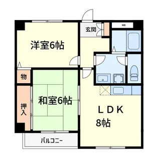 エトワールMTII【2階】の間取り